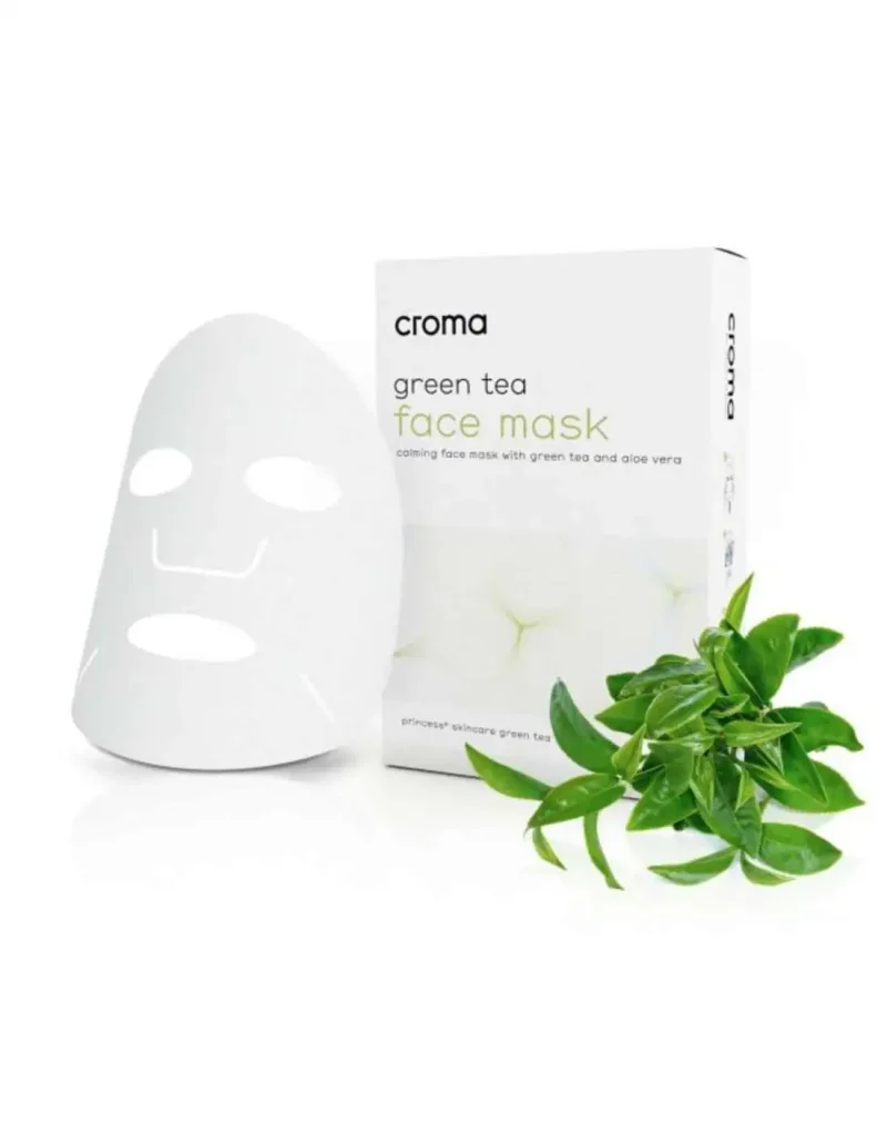 CROMA - Green Tea face mask princess