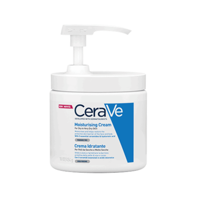 Cerave - Crema Corpo Idratante Pelle Molto Secca con Dispenser 454g