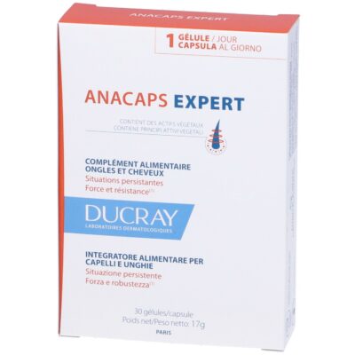 Ducray Anacaps Expert Integratore Capelli e Unghie - 30 Capsule