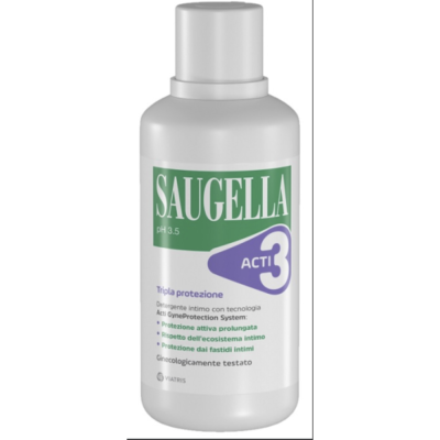 Saugella - Acti3 Tripla Protezione Detergente Intimo 500ml