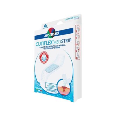 Master-Aid – Cutiflex Med Strip Cerotti Resistenti all'Acqua Grandi 78x26 mm - 10 pezzi