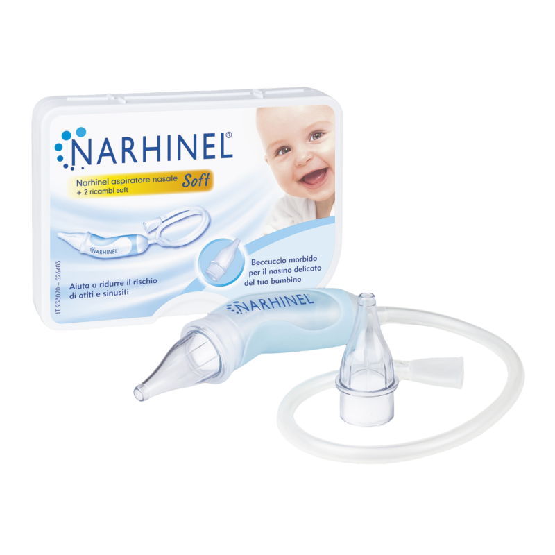 NARHINEL aspiratore nasale soft + 2 ricambi soft