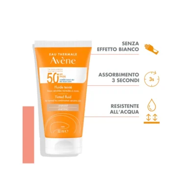 AVENE Solaire Fluido Colorato SPF50+ viso - 50ml