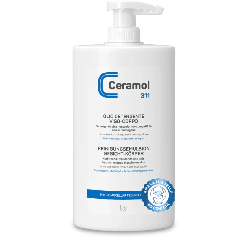 CERAMOL 311 Olio Detergente Viso-Corpo - 400ml