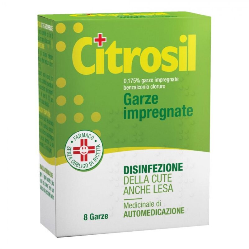 CITROSIL - Garze impregnate - 8 garze