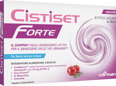 CORMAN - Cistiset Forte - 8 stick liquidi da 10ml