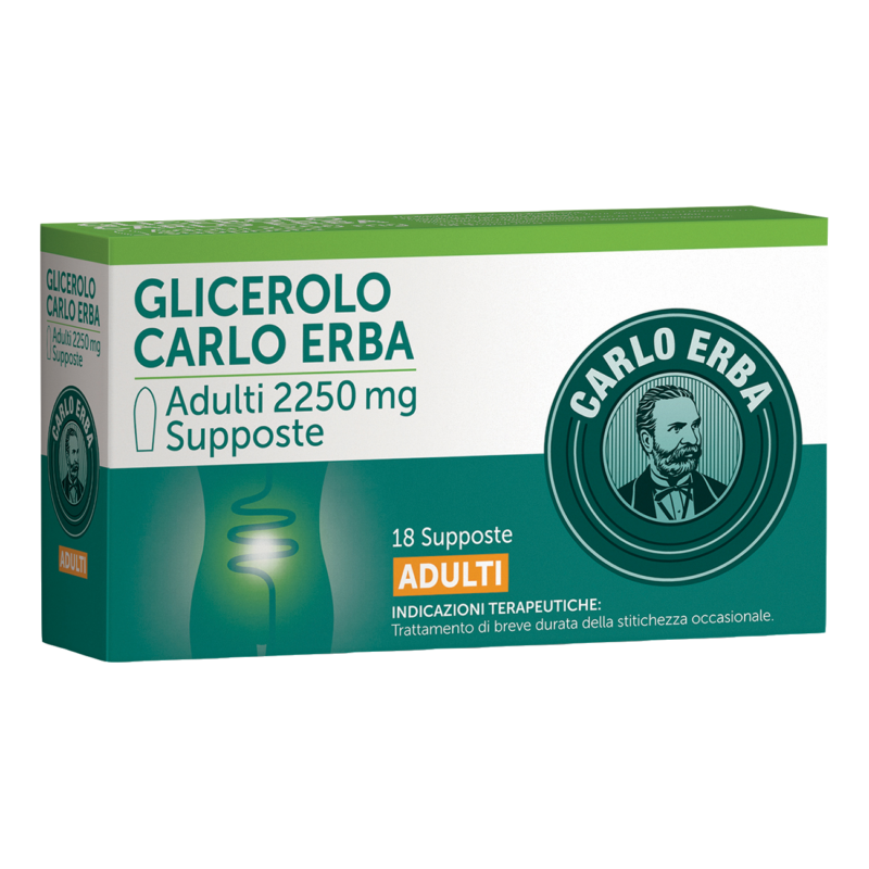 Carlo Erba - Glicerolo Adulti 18 Supposte 2250mg