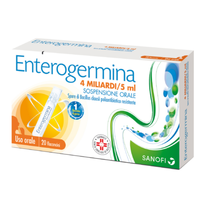 Enterogermina - 20 Flaconcini 4 Miliardi/5ml