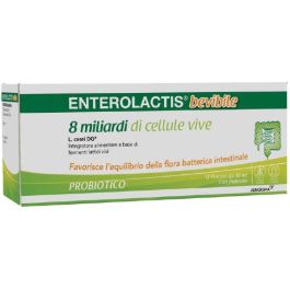 Enterolactis Bevibile - Integratore Fermenti Lattici 12 Flaconcini