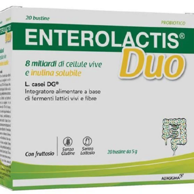 Enterolactis Duo - Integratore di Fermenti Lattici Vivi 20 Bustine