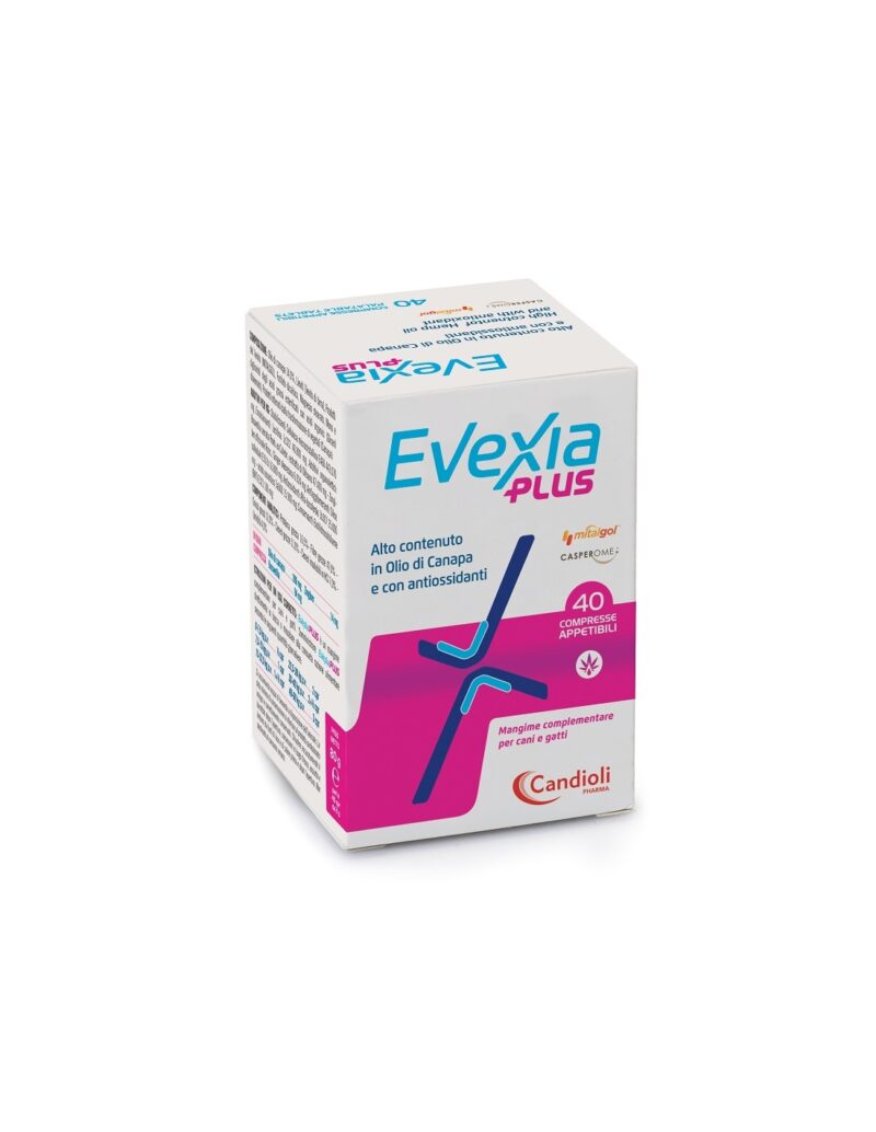 Evexia Plus - Mangime Complementare per Cani e Gatti 40 Compresse