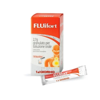 FLUIFORT 2,7g Granulato per Soluzione Orale - 10 bustine da 5g