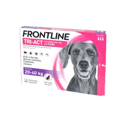 Frontline - Tri-Act Soluzione Spot On Cani 20-40Kg 3 Pipette
