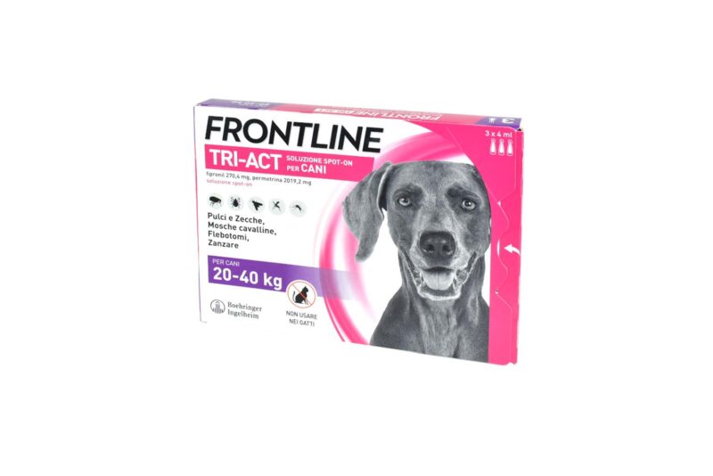 Frontline - Tri-Act Soluzione Spot On Cani 20-40Kg 3 Pipette