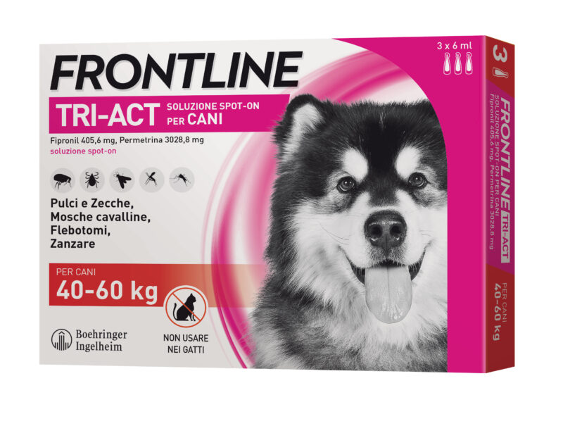 Frontline - Tri-Act Soluzione Spot-On Cani 40-60 kg 3 Pipette