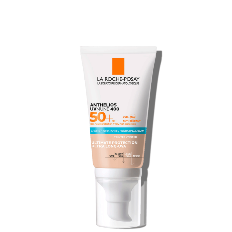 LA ROCHE-POSAY Anthelios UVmune 400 Crema Idratante Colorata con Profumo SPF50+ - 50ml