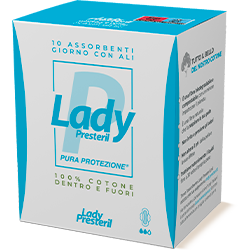 LADY PRESTERIL - Assorbenti Giorno con Ali - 10 pezzi