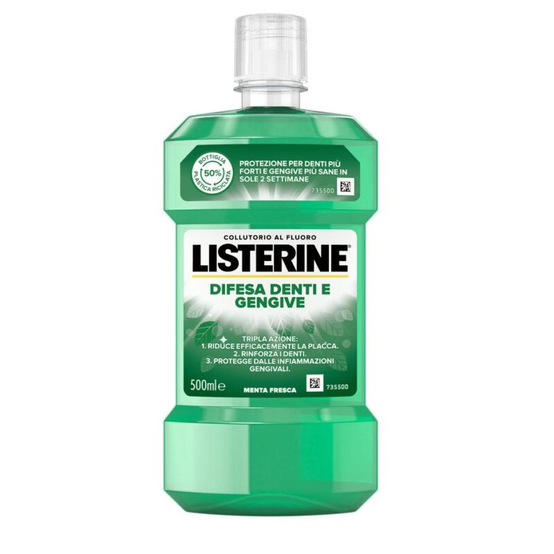 LISTERINE - Collutorio Difesa Denti e Gengive - 500ml