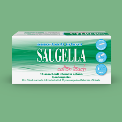 SAUGELLA Cotton Touch Assorbenti Interni - 16 pezzi