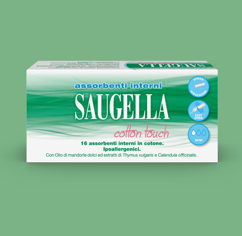 SAUGELLA Cotton Touch Assorbenti Interni - 16 pezzi