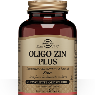 SOLGAR Oligo Zin Plus - 50 tavolette orosolubili