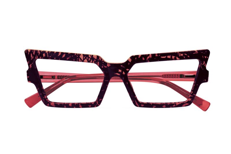 twins optical occhiali cosmopolitan rosso chiaro