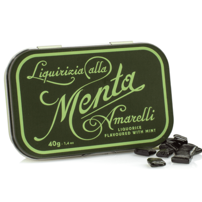 Amarelli - Green Liquirizia Dura alla Menta - 40g