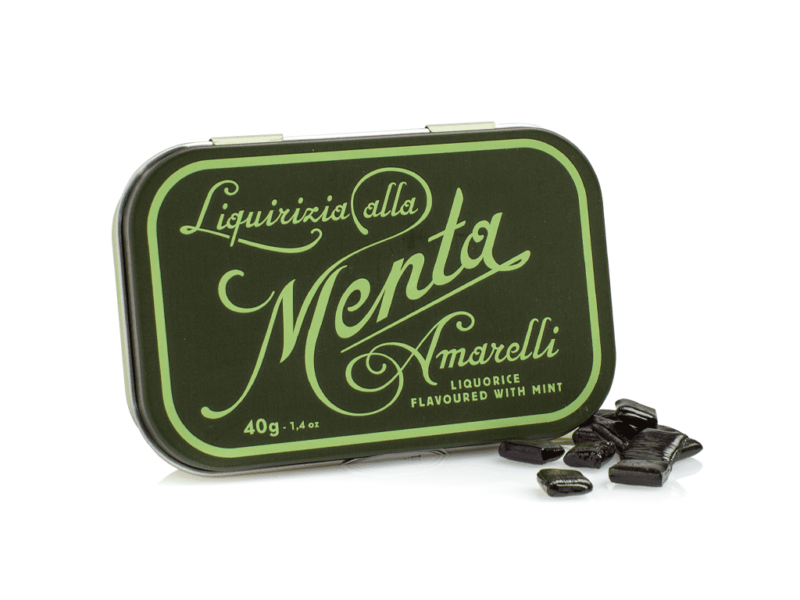 Amarelli - Green Liquirizia Dura alla Menta - 40g