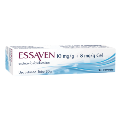 Essaven - Gel con Escina per Gambe Gonfie, Stanche e Pesanti 80g