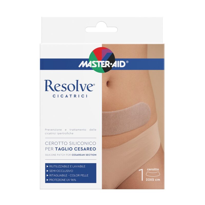 Master-Aid - Resolve Cicatrici - Cerotto Silicone Cesareo 22x5cm