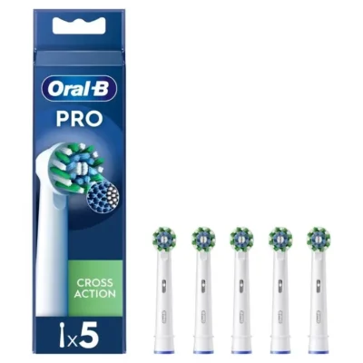 ORAL-B Pro CrossAction Testine di Ricambio - 5 pezzi