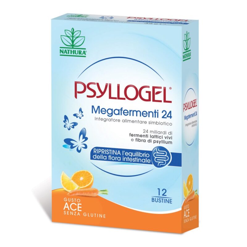 PSYLLOGEL Megafermenti 24 - 12 bustine