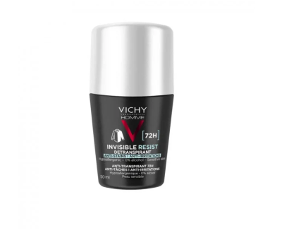 VICHY Homme Invisible Resist Antitraspirante 72h Deodorante Roll-On - 50ml