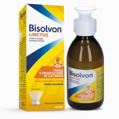 Bisolvon - Linctus 4mg 5ml Sciroppo Cioccolato-Ciliegia - 250ml