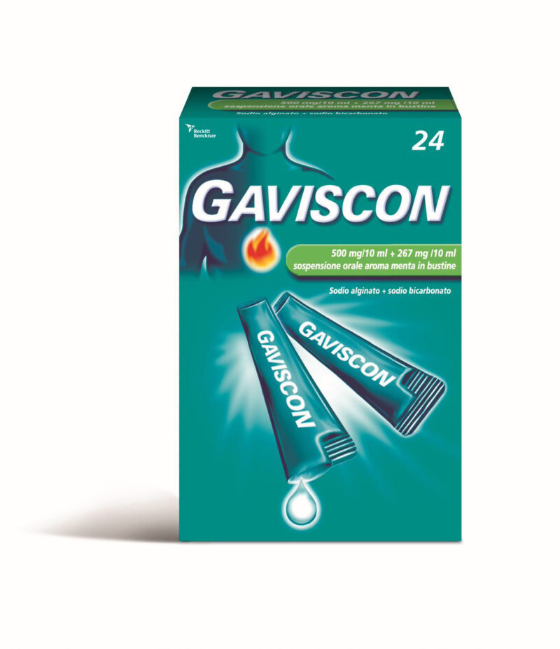 Gaviscon - 500mg+267mg - 24 bustine