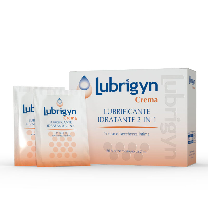 Lubrigyn - Crema - 20 bustine monouso da 2ml