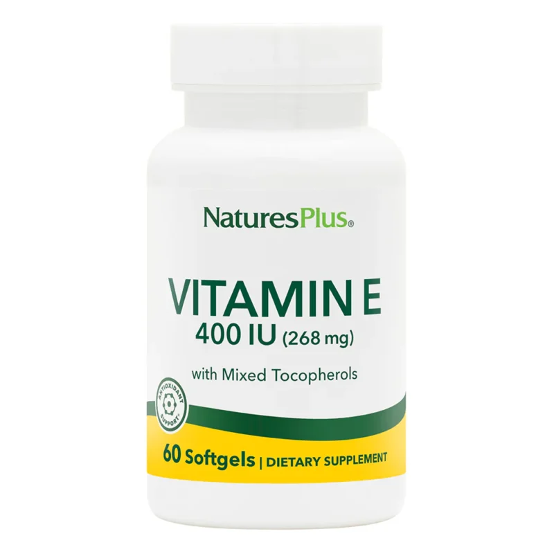 Natures Plus - Vitamina E 400 IU (268mg) - 60 softgels