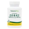 Natures Plus - Vitamine D3 & K2 1000IU (25mcg) 100mg - 90 compresse