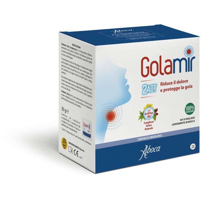 Aboca Golamir 2Act - 20 compresse orosolubili