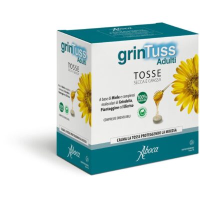 Aboca Grintuss Adulti Tosse Secca e Grassa - 20 compresse orosolubili