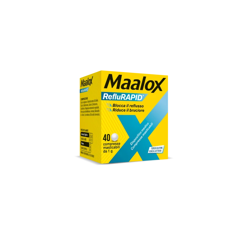 Maalox RefluRapid - 40 compresse masticabili