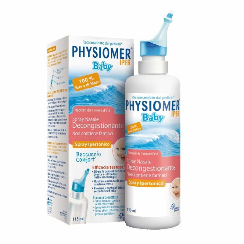 Physiomer Baby Iper Spray Nasale Decongestionante Ipertonico - 115ml