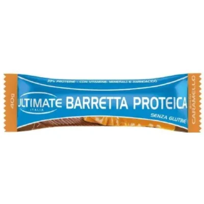 Ultimate Italia Barretta Proteica Caramello - 1 barretta da 40g