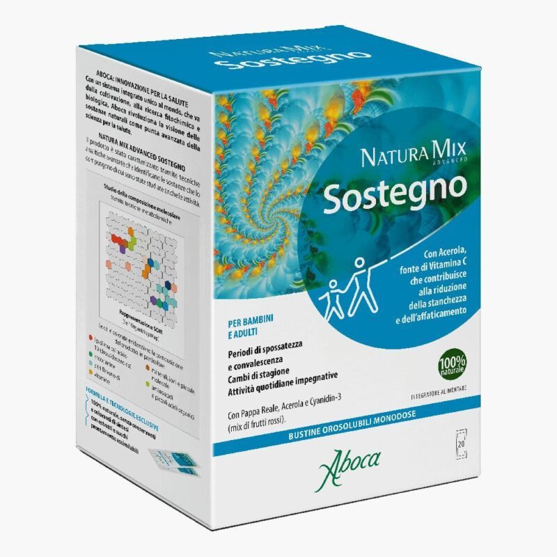 Aboca Natura Mix Sostegno Integratore - 20 bustine orosolubili monodose