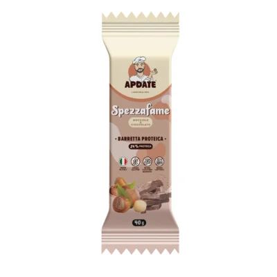 Apdate Spezzafame Nocciole e Cioccolato - 1 barretta da 40g