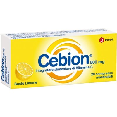 Cebion 500mg Gusto Limone Integratore - 20 compresse masticabili