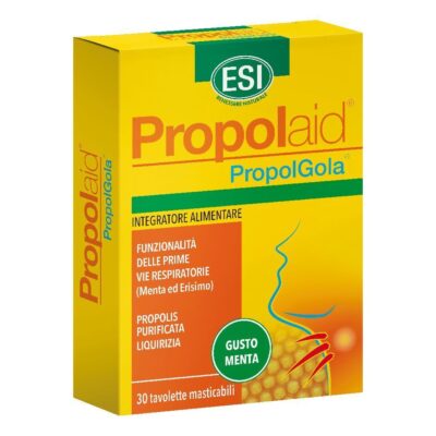 ESI Propolaid PropolGola Gusto Menta Integratore - 30 tavolette masticabili