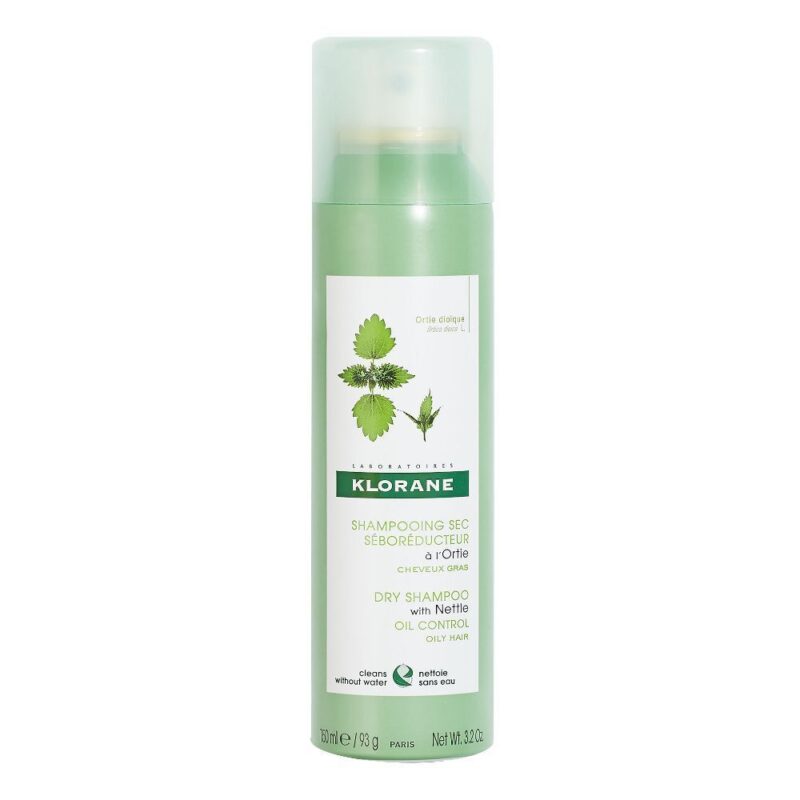 Klorane Shampoo Secco all'Ortica - 2 flaconi da 150ml