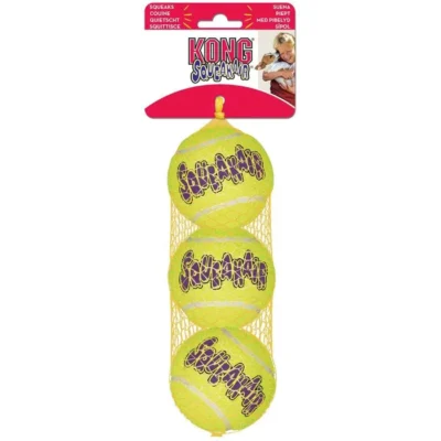 Kong Squeakair Palle da Tennis per Cani - 3 pezzi