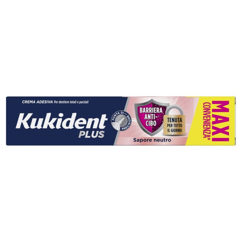 Kukident Plus Barriera Anti-Cibo Crema Adesiva - 57g